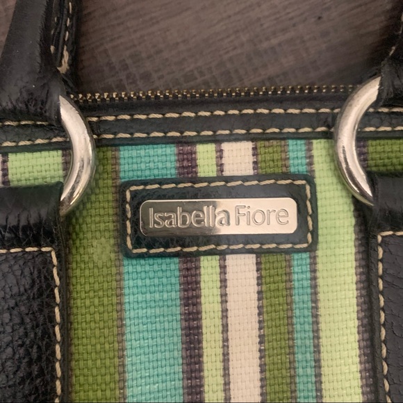 Isabelle Fiore small canvas floral striped bag - Picture 8 of 11